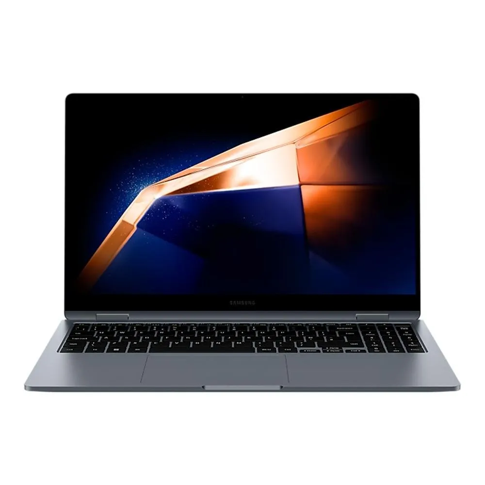 Notebook Samsung Galaxy Book4 360 Intel Core 5-120u, 16gb Ram, Ssd 512gb, 15,6 Full Hd Amoled, Windows 11h, Touchscreen, Grafite - Np750qgk-Kg2br